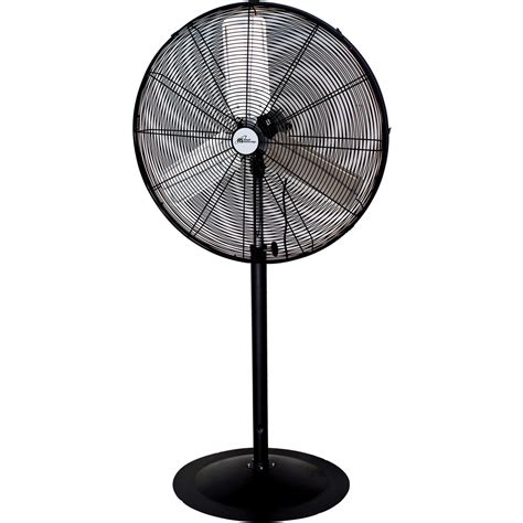 pedestal fan with metal blades